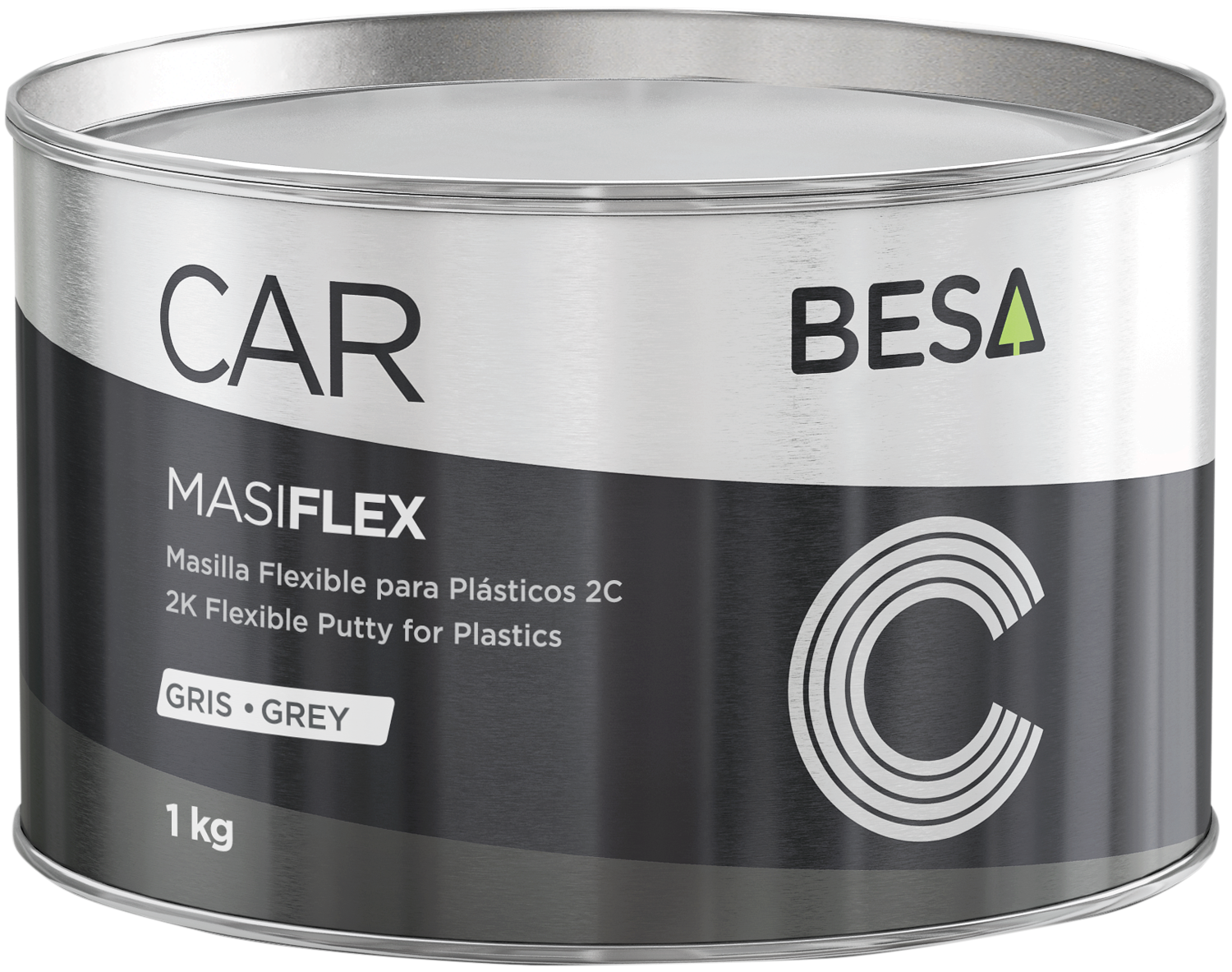 Mastic Polyester pour Plastiques 2C, MASI-FLEX
