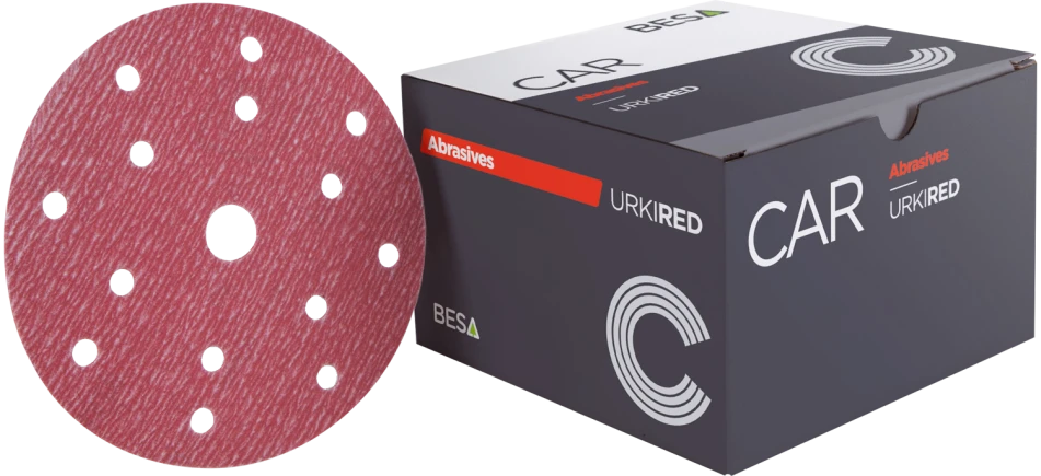 red abrasivos detail velcro urki disco 