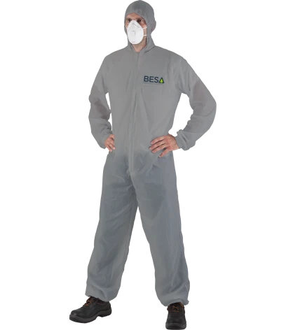 gris poliester detail epis proteccion personal buzo 