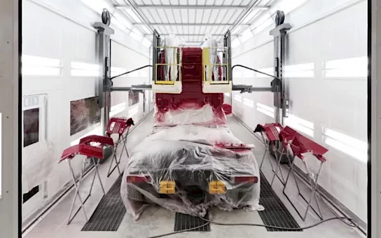 cabina camion pintado