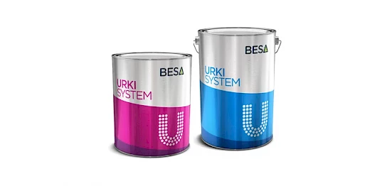 system pintura 2 envases urki