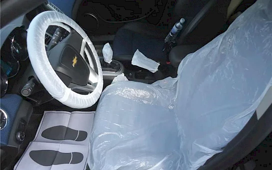 coche plasticos interior proteccion 