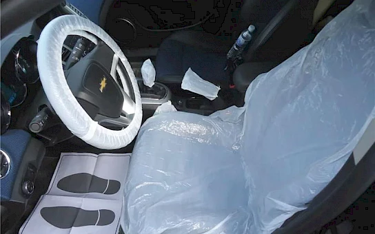 coche plasticos interior proteccion