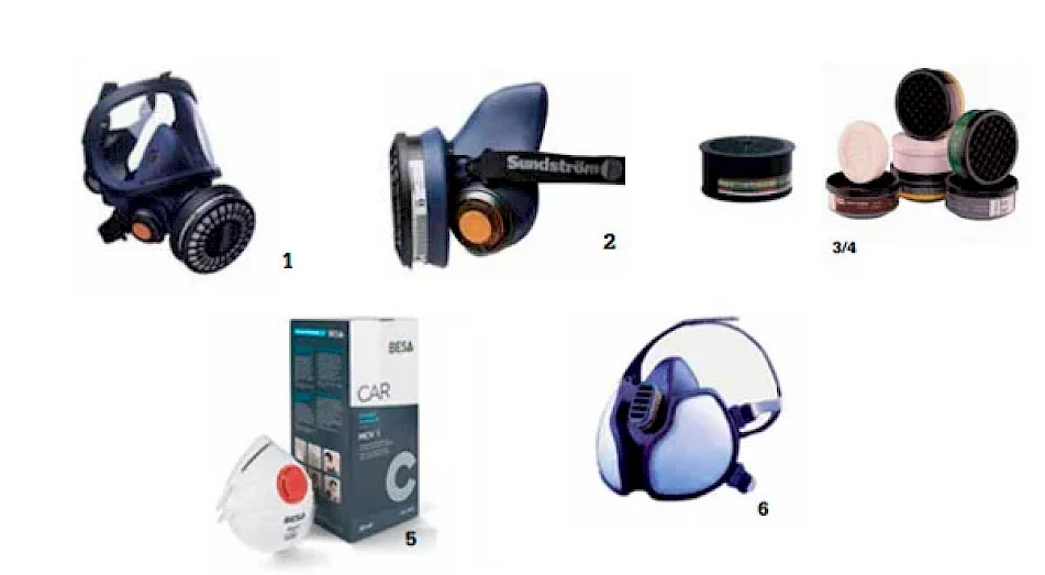 epis proteccion respiratoria 1