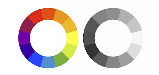 escala color grises