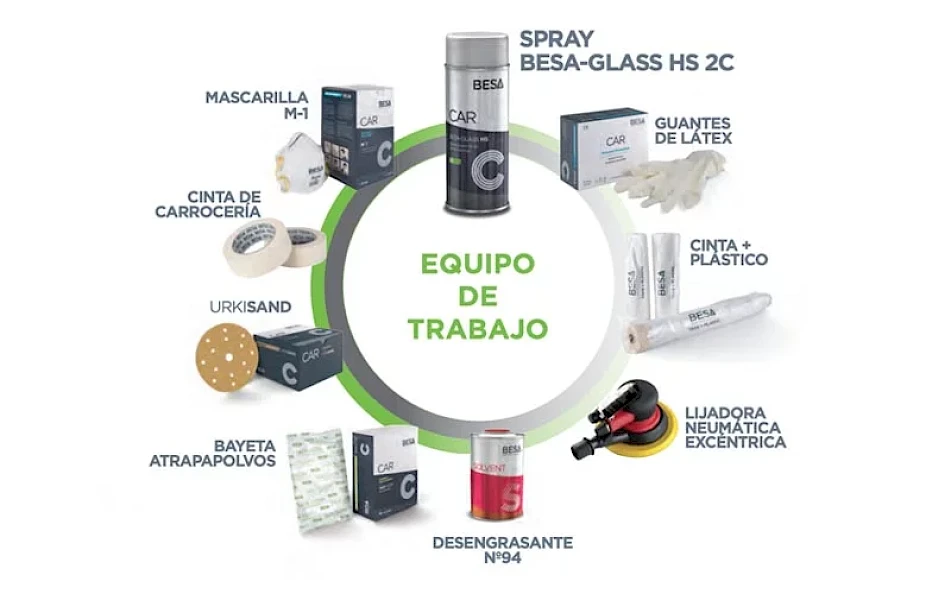 equipo coche reparacion faros